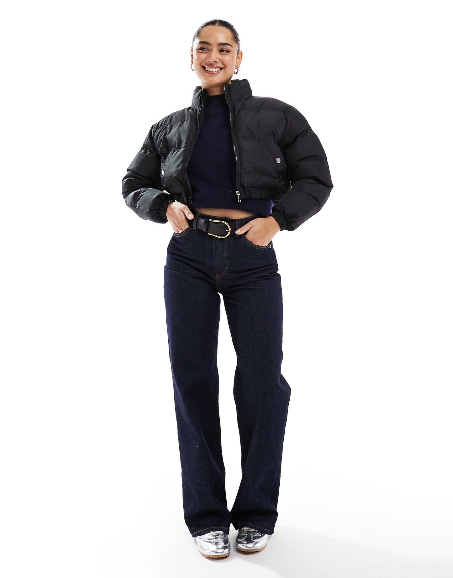 Cropped Puffer Jacket