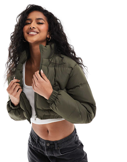 Cropped Puffer Jacket