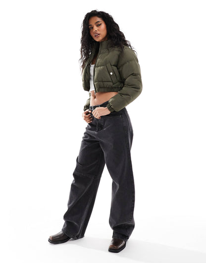 Cropped Puffer Jacket