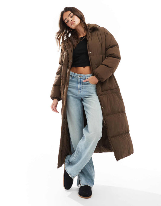 Longline Maxi Puffer Coat