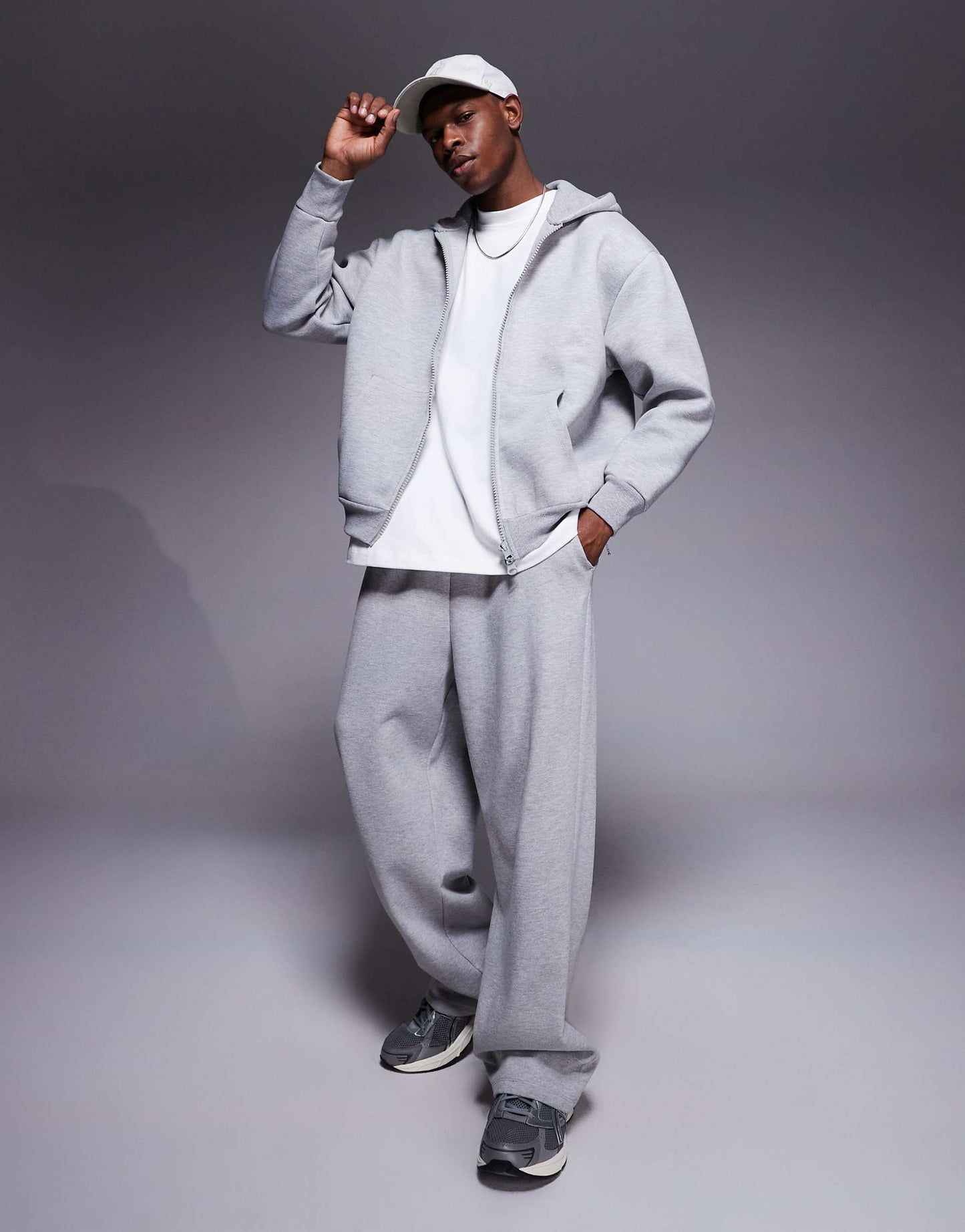 Heavyweight Oversized Scuba Hoodie With Zip