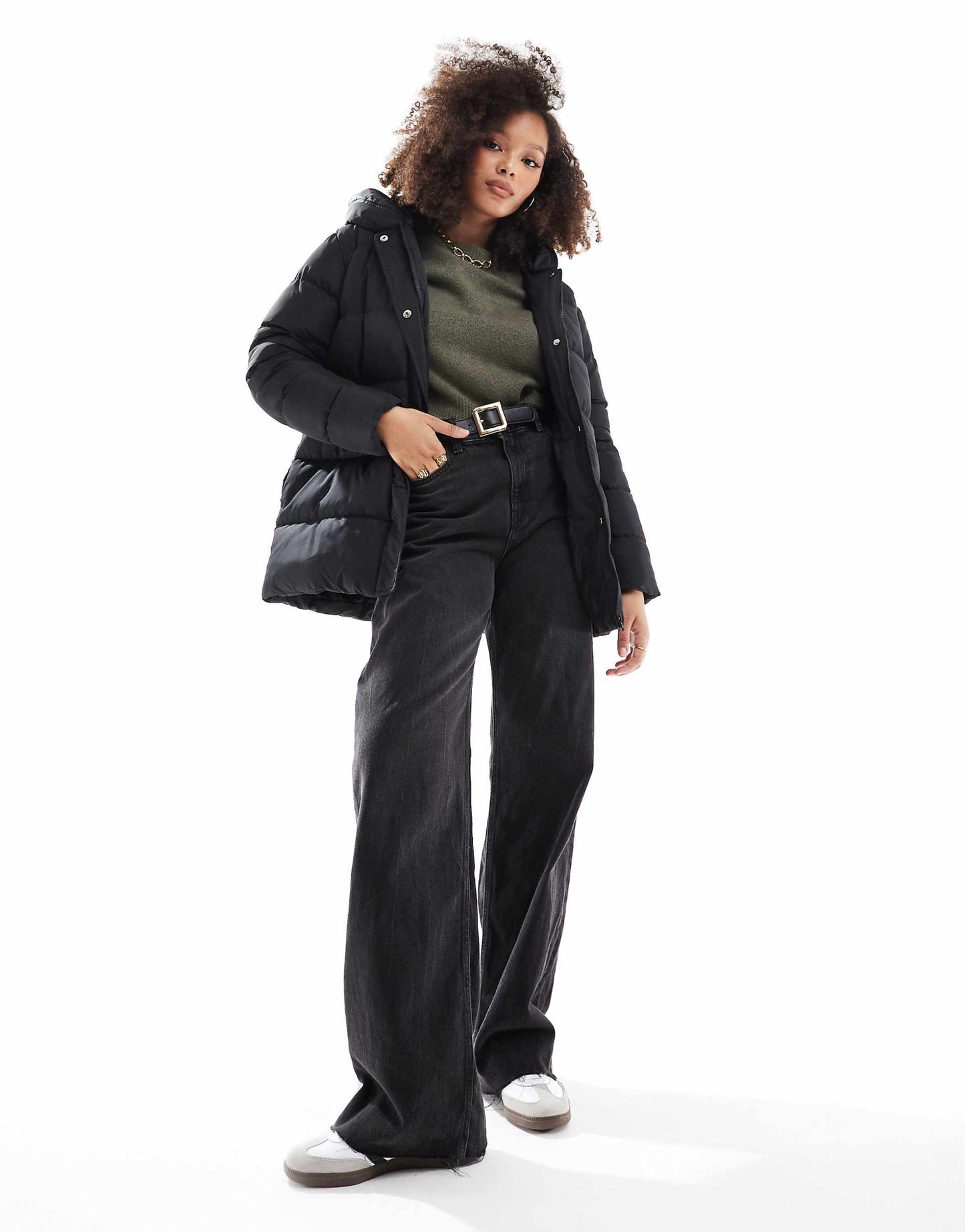 Mid Length Puffer Jacket