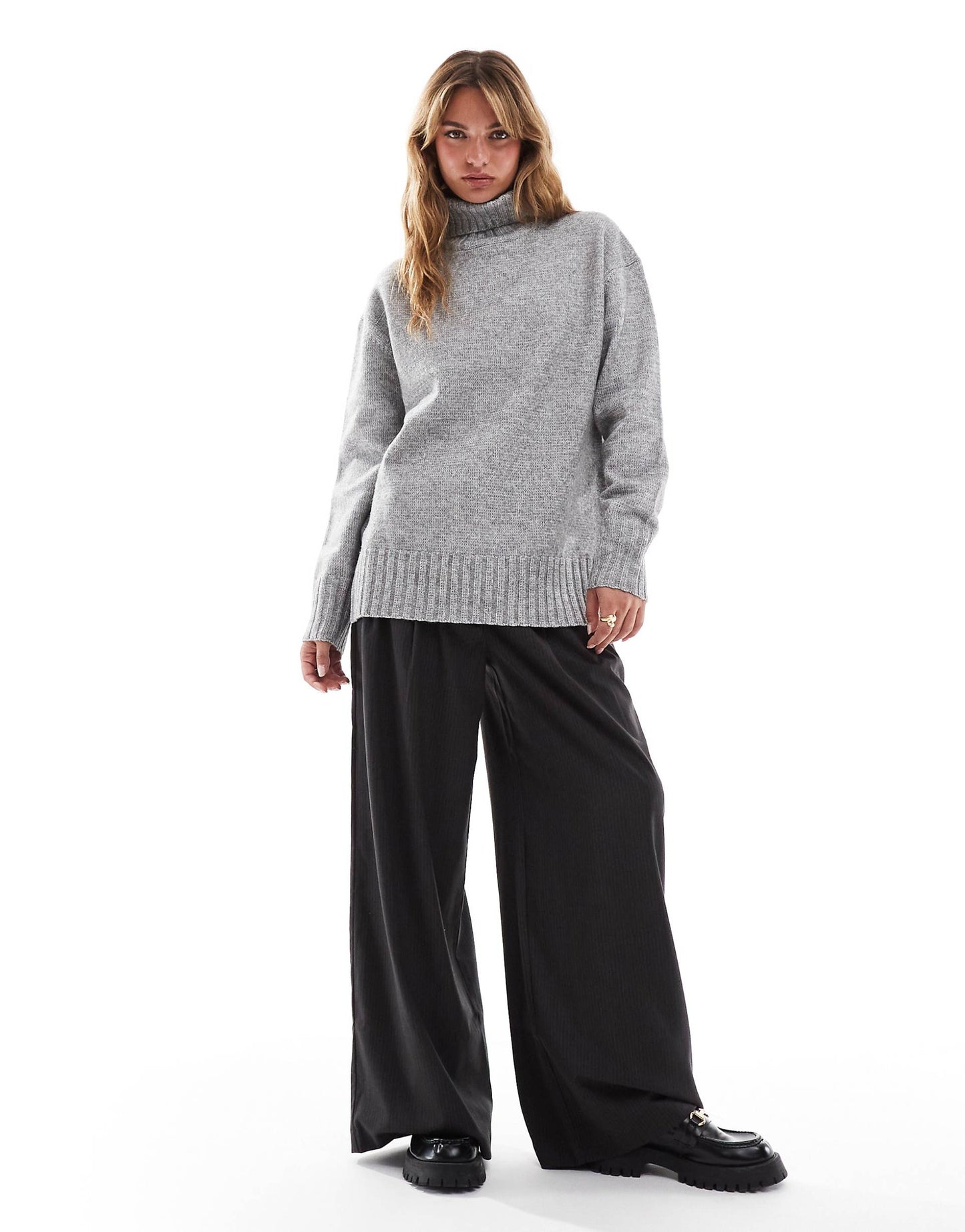 Roll Neck Oversized Jumper