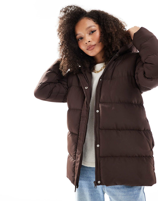 Mid Length Puffer Jacket