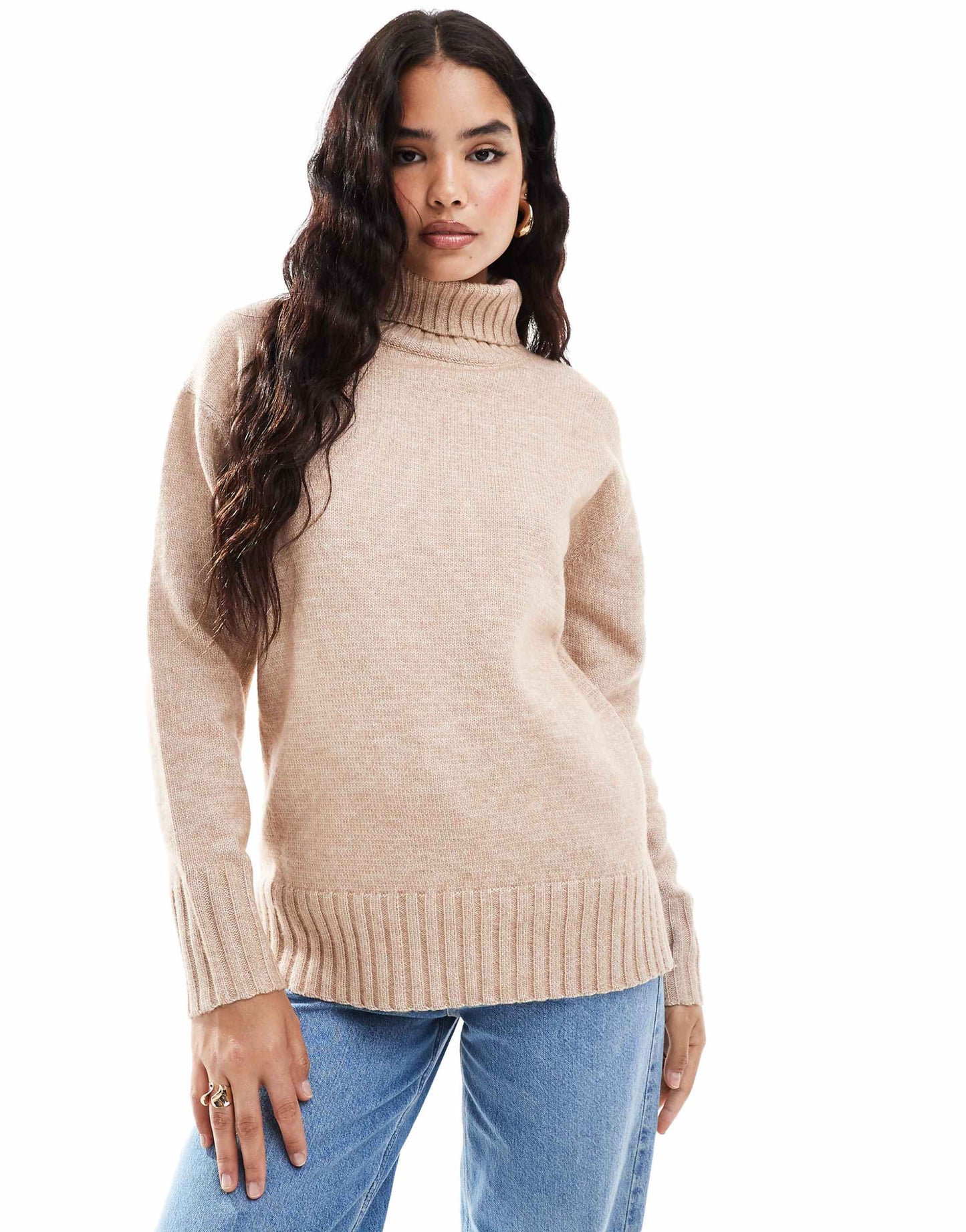 Roll Neck Oversized Jumper