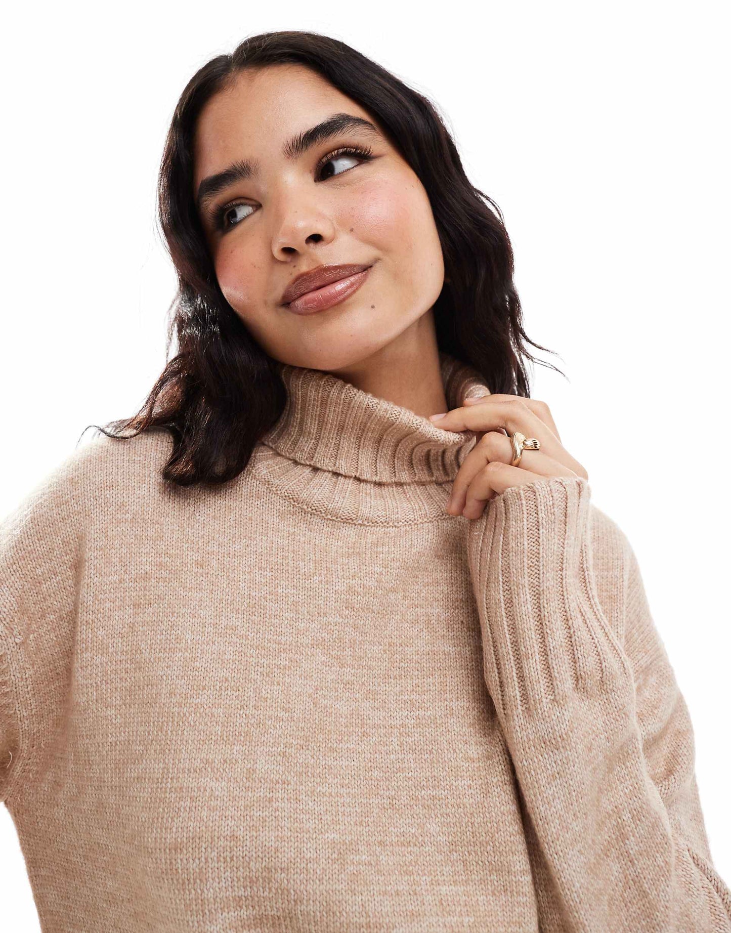 Roll Neck Oversized Jumper