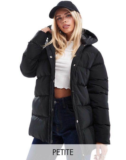 Petite Mid Length Puffer Jacket