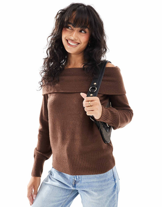 Off Shoulder Jumper