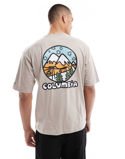 Hike Happiness Ii Back Print Graphic T-Shirt