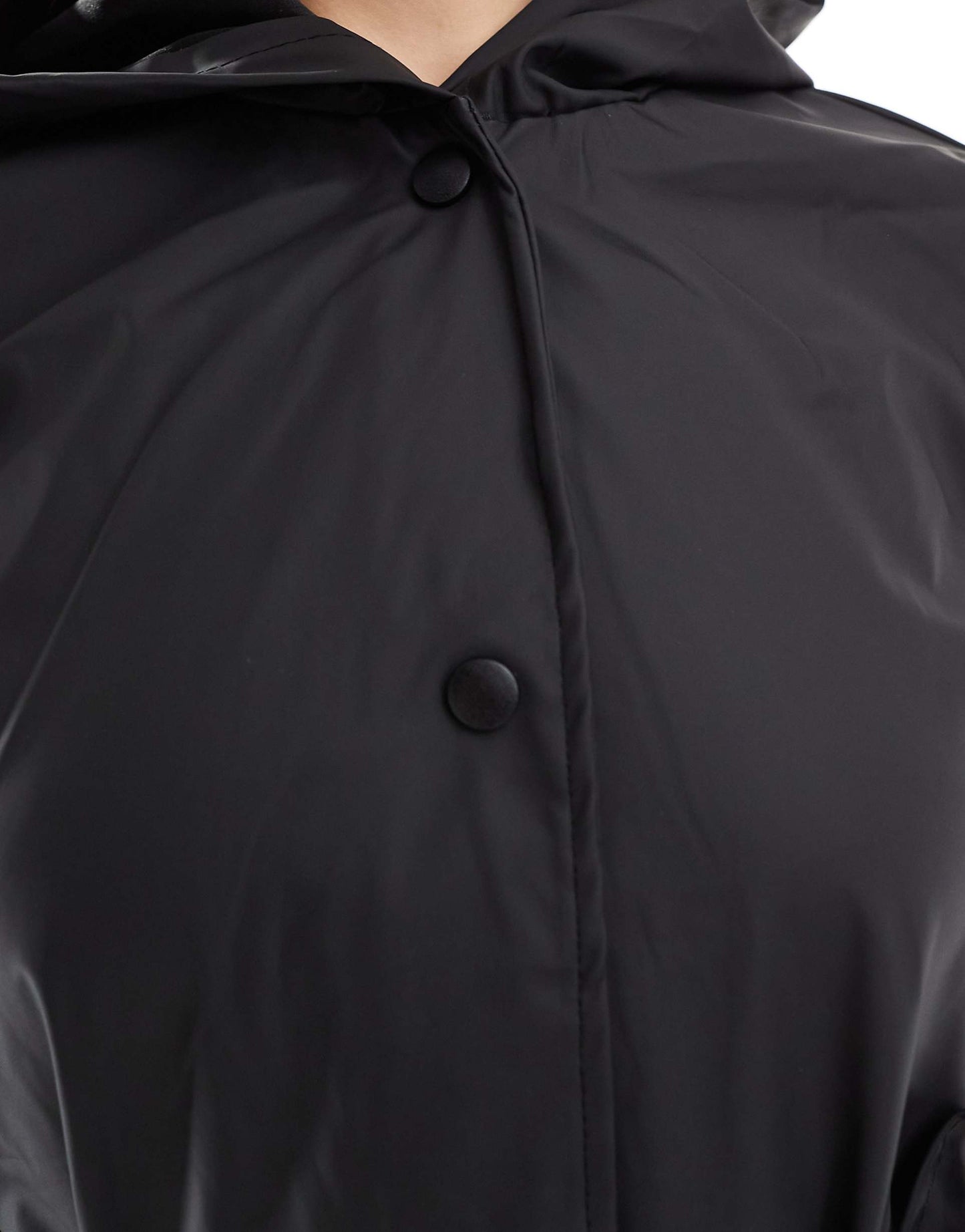 Belted Raincoat With Hood