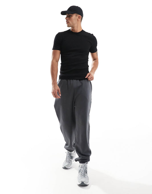 Asos Seamless Rib Muscle Fit Training T-Shirt