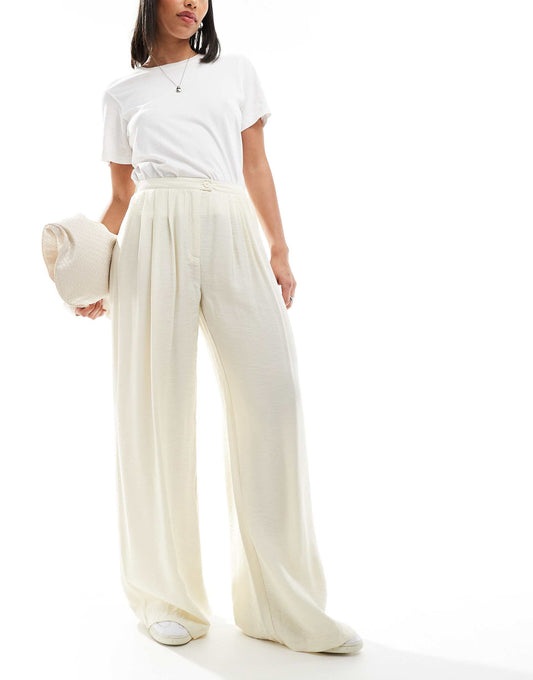 Fluid Pleat Front Trouser