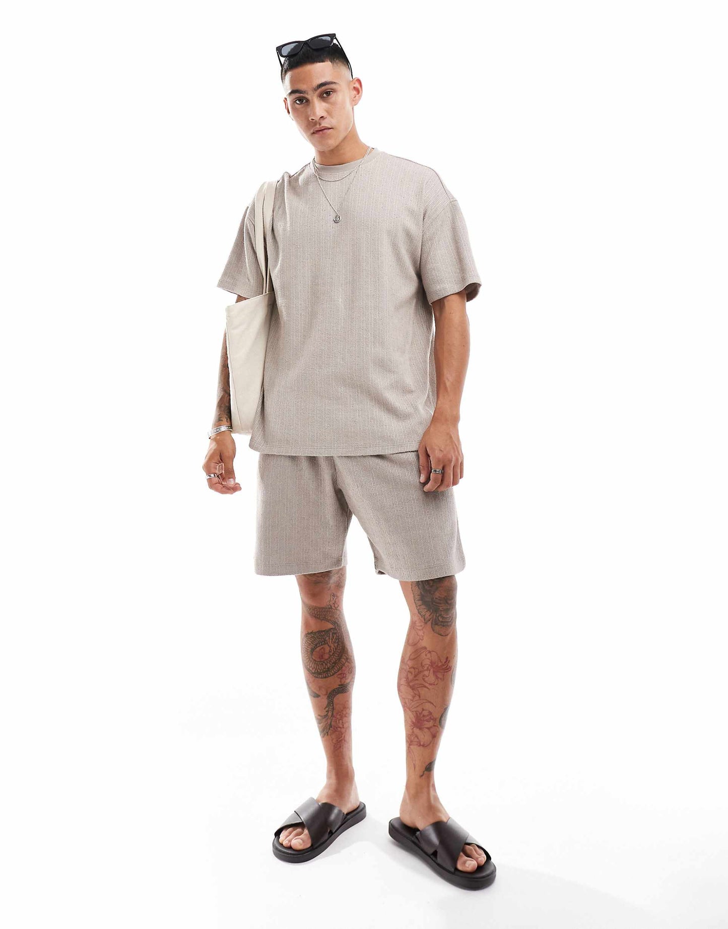 Co-Ord Textured Jersey Short