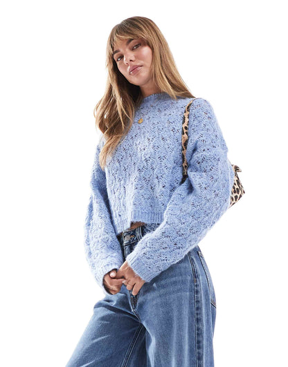 Pretty Pointelle Stitch Jumper