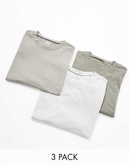 Essential 3 Pack Crew Neck T-Shirts