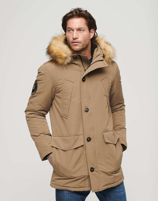 Everest Faux Fur Hooded Parka Coat