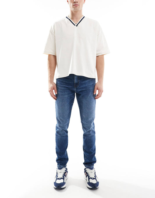 Rope Slim Tapered Fit Jeans