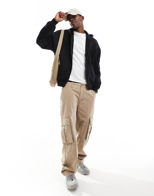 Oversized Zip Thru Hoodie