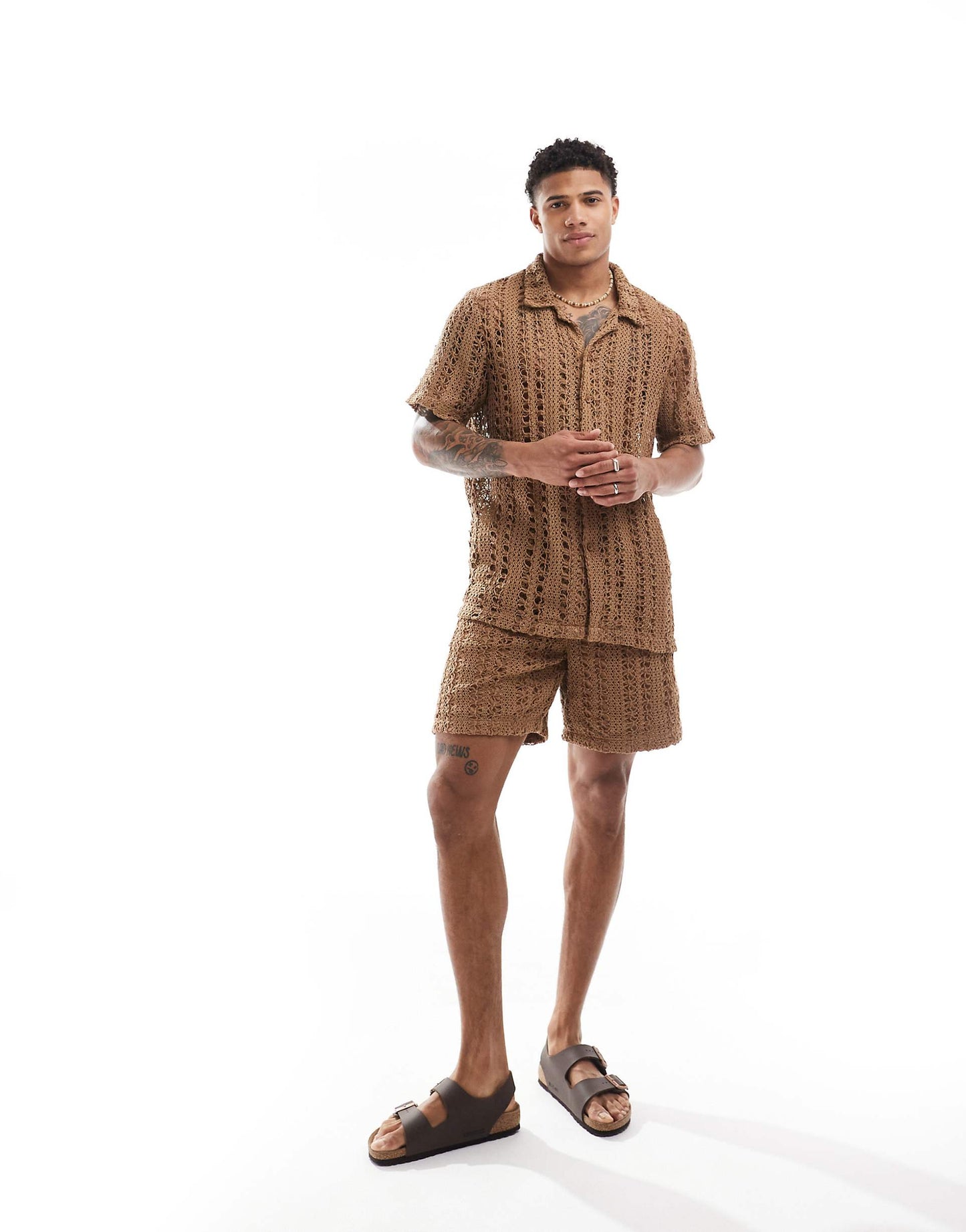 Knit Beach Shirt Co-Ord