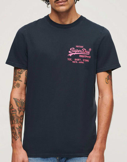 Neon Vintage Logo T-Shirt