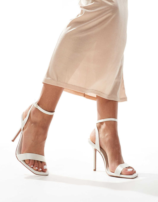 Wide Fit Nali Barely There Heeled Sandals