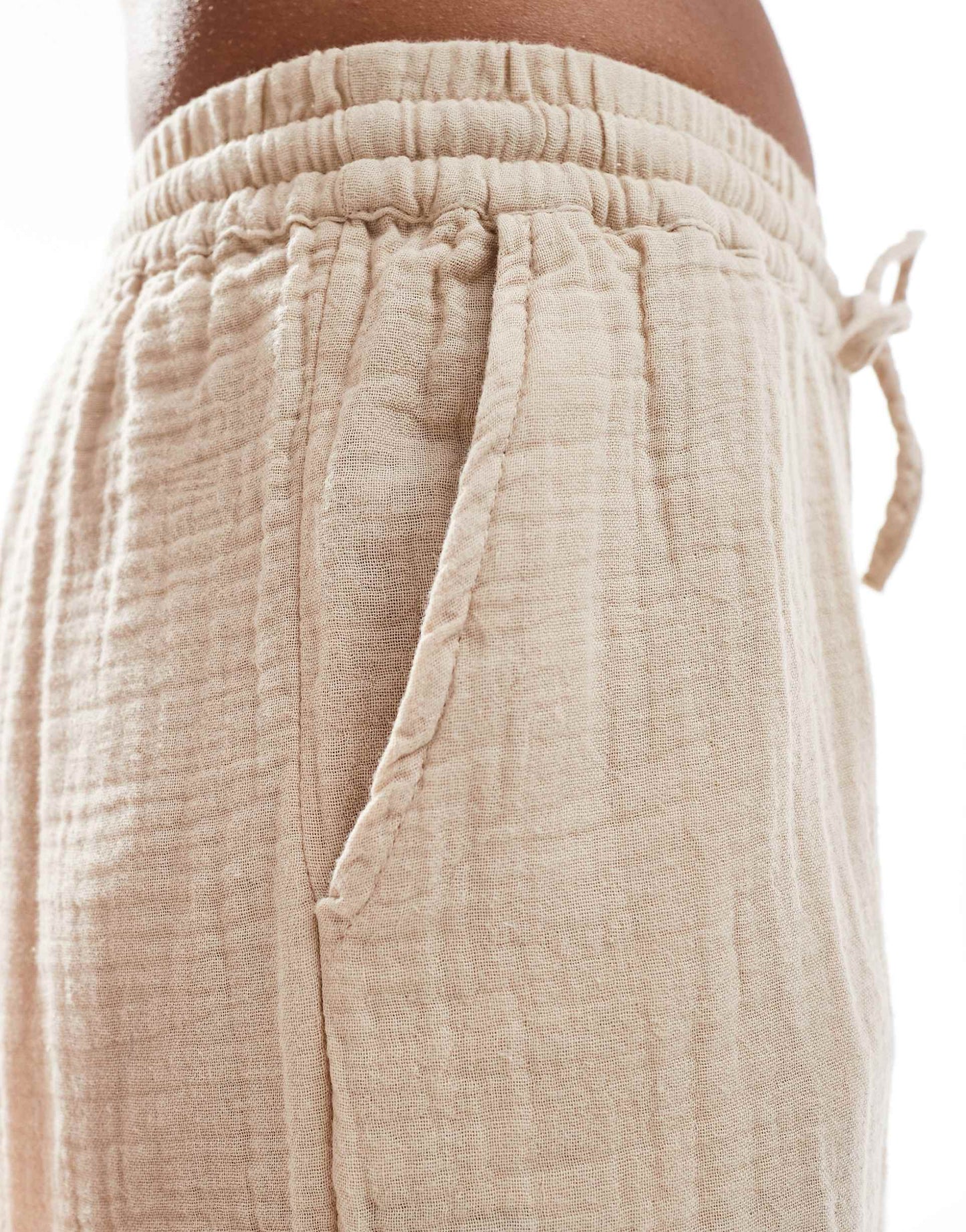 Cheesecloth Wide Leg Trouser Co-Ord