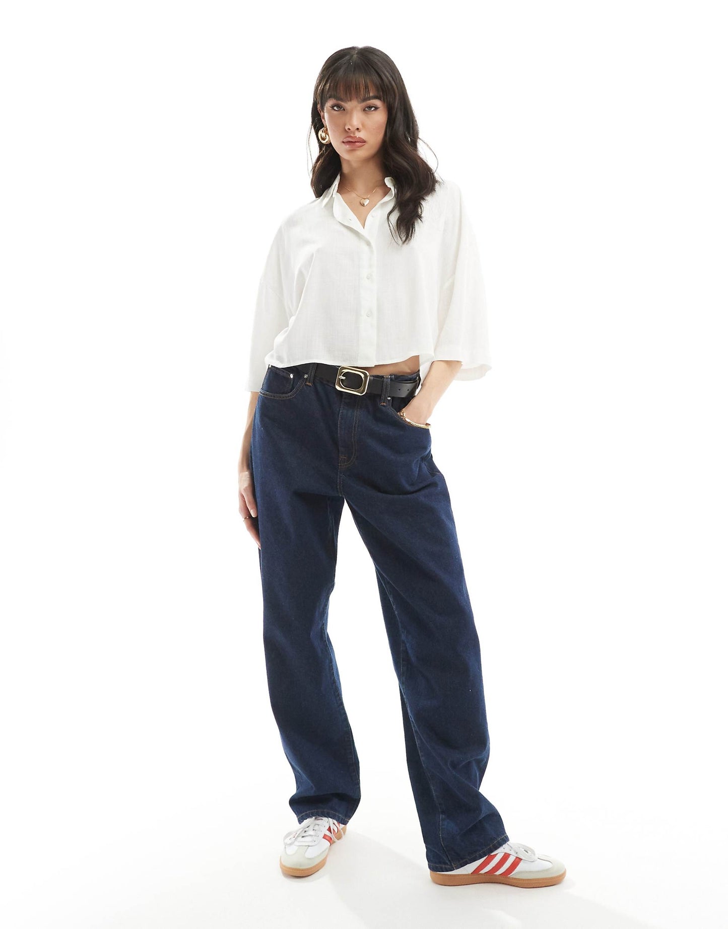 Lightweight Cropped Boxy Shirt