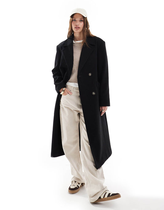 Belted Wrap Formal Coat