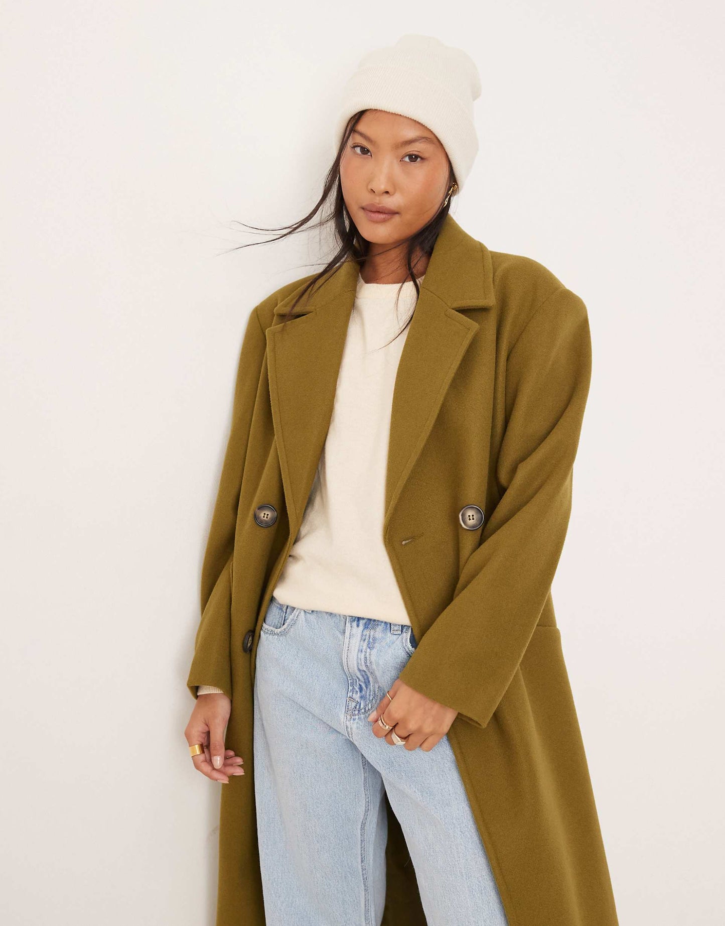 Petite Belted Wrap Formal Coat