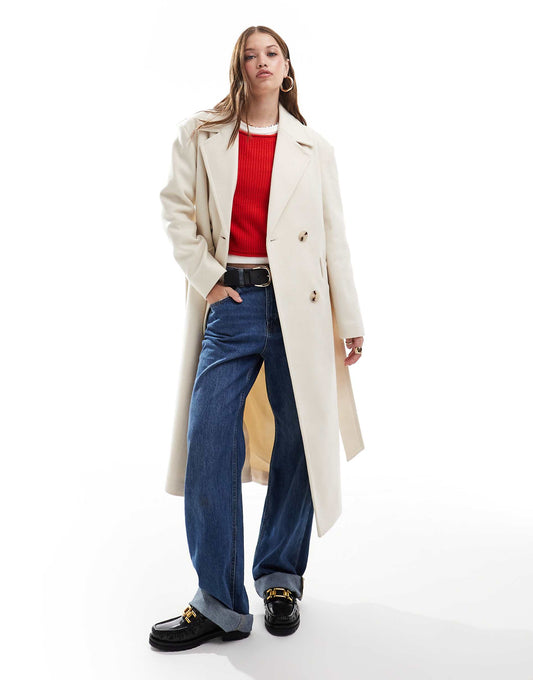 Belted Wrap Formal Coat