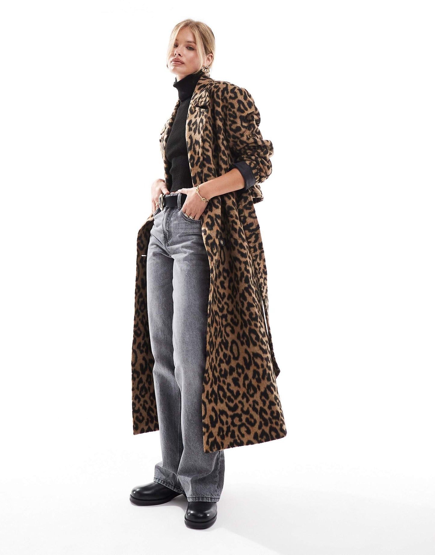 Belted Wrap Formal Coat