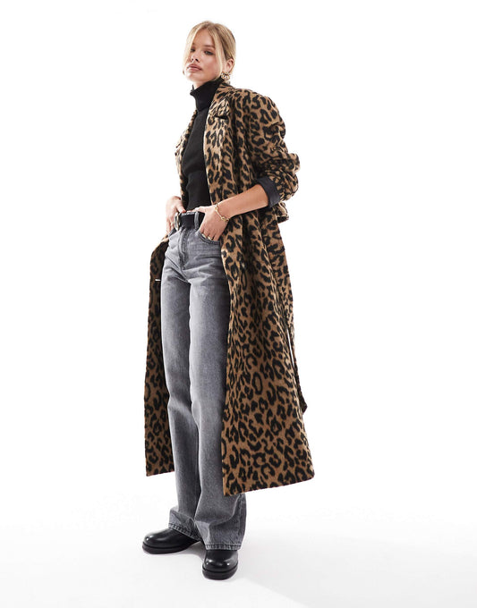 Belted Wrap Formal Coat