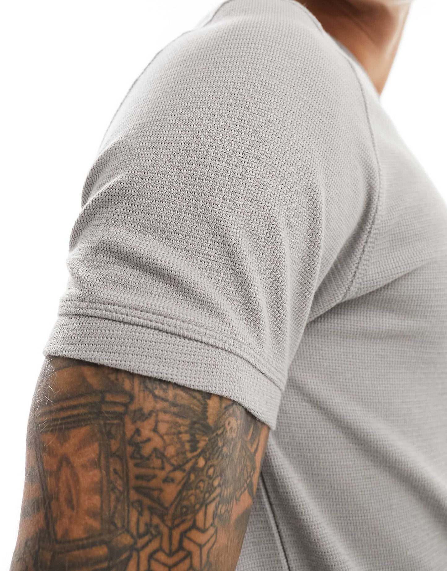 Waffle Textured Co-Ord T-Shirt