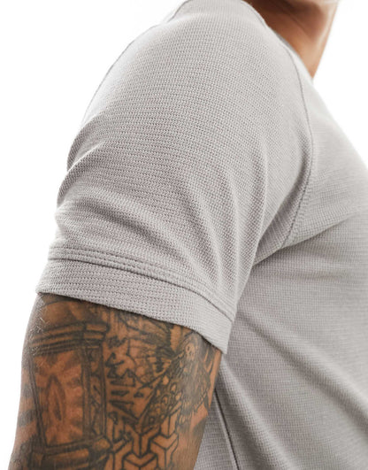 Waffle Textured Co-Ord T-Shirt
