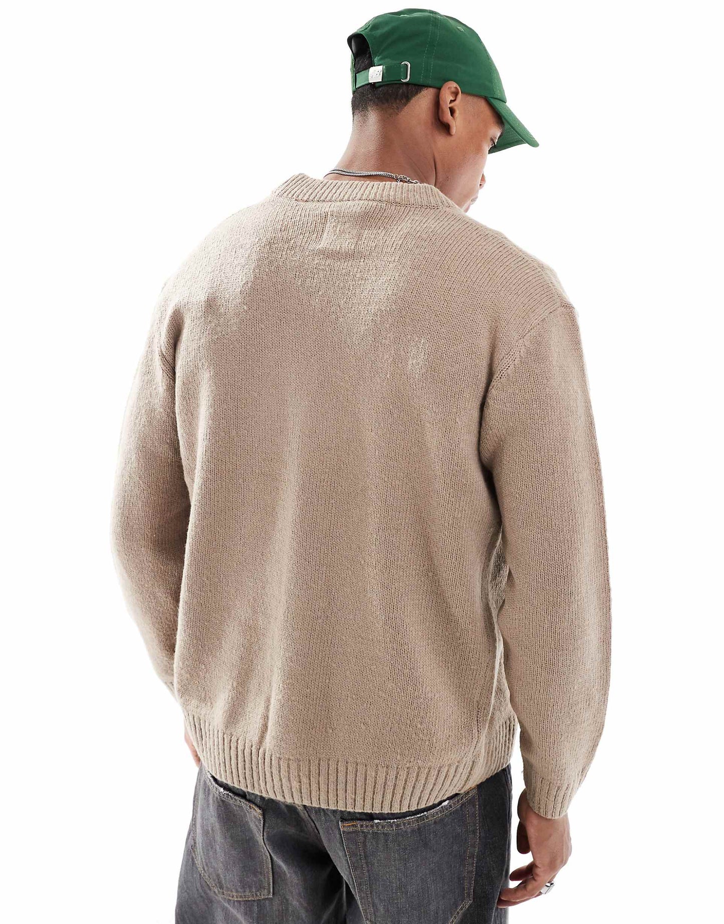 Drop Shoulder Knit Cardigan