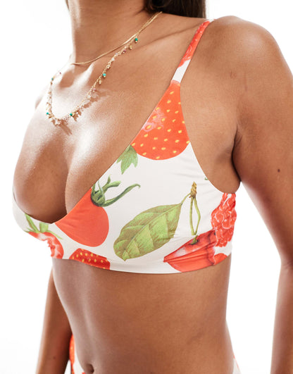 Fruit Bowl Crop Bikini Top