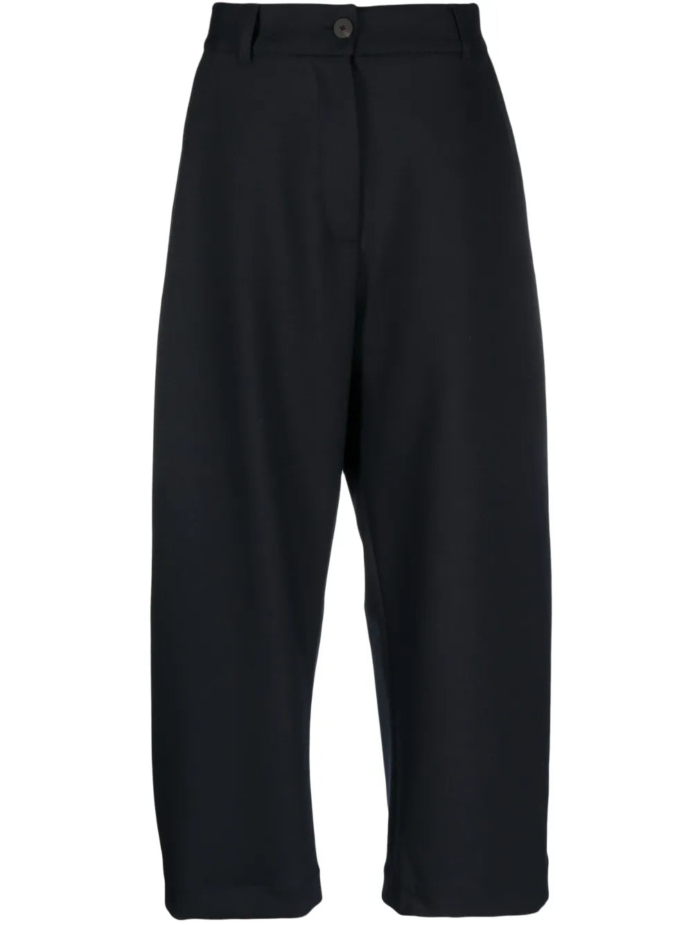 High-Waisted Wide-Leg Trousers