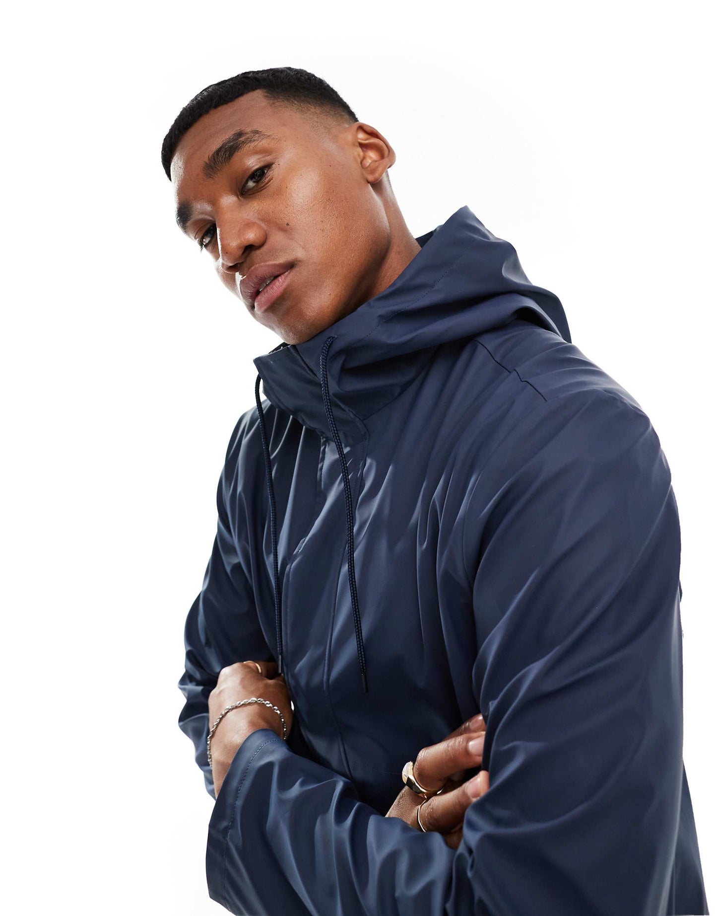 Shower Resistant Rubberised Rain Jacket