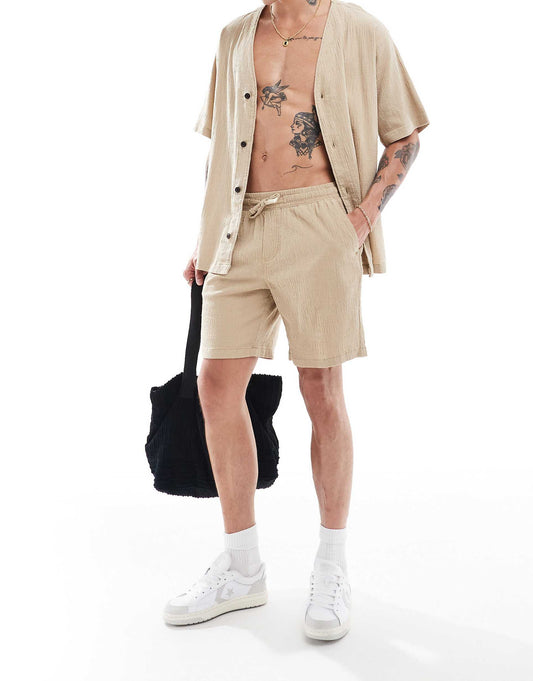 Co-Ord Crinkle Short