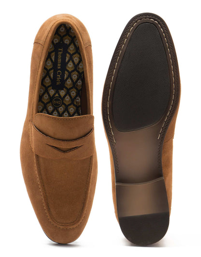 Harley Loafer Suede Leather Slip-On Loafer Shoes
