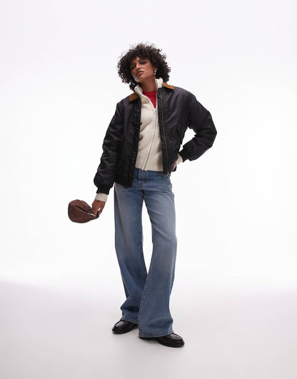 Nylon Cord Collar Jacket