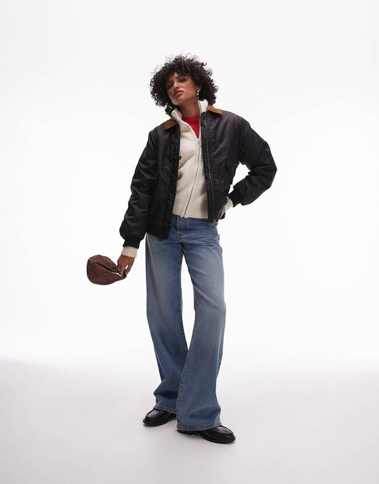 Nylon Cord Collar Jacket
