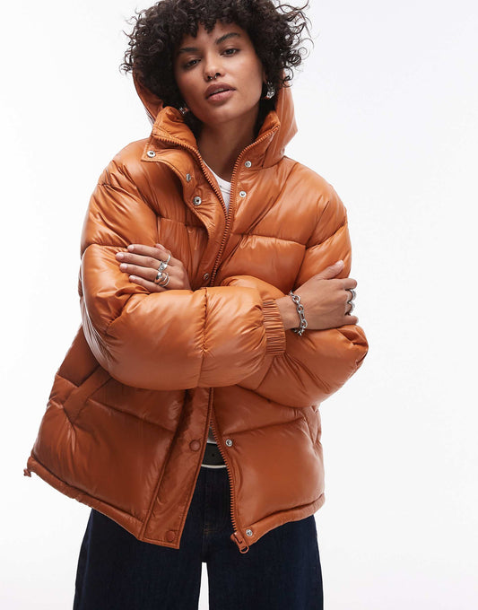 Hooded Mid Puffer Jacket