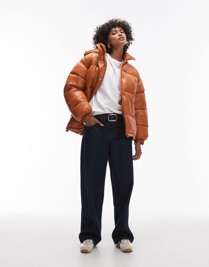 Hooded Mid Puffer Jacket