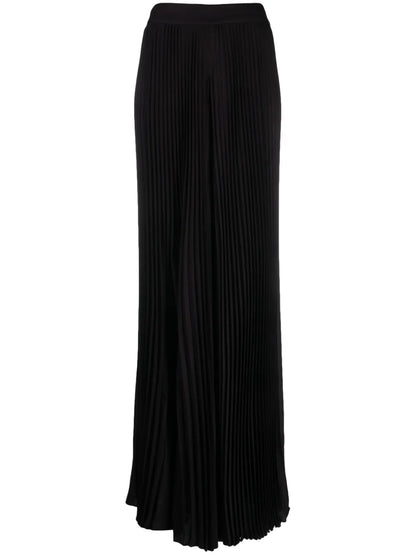 Copen Pleated High-Waist Palazzo Trousers
