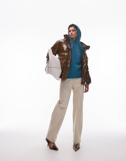 Puffer Bomber Jacket