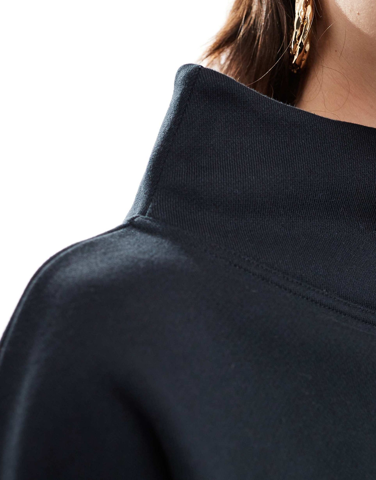 Heavyweight High Neck Sweatshirt