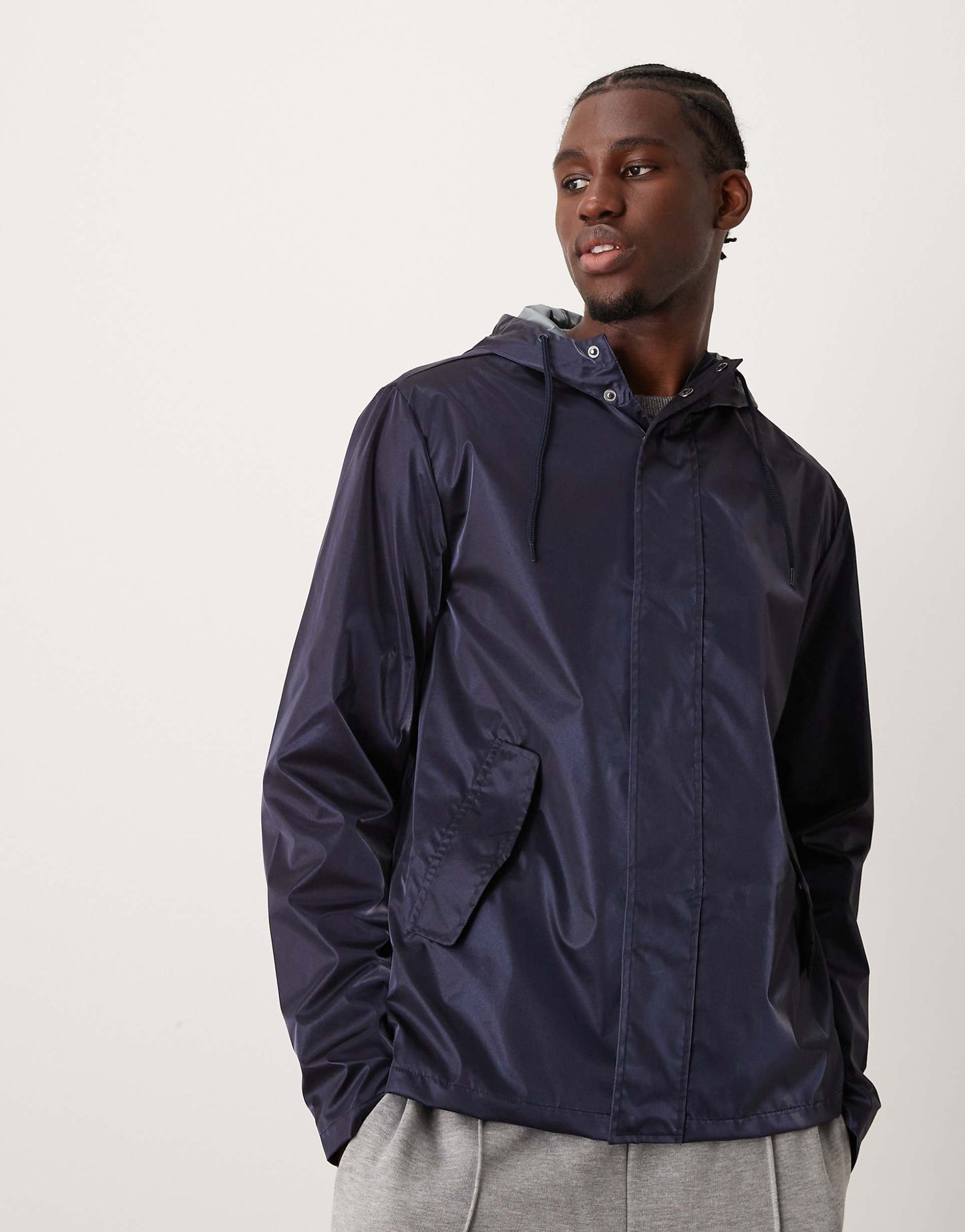 Shower Resistant Rubberised Rain Jacket