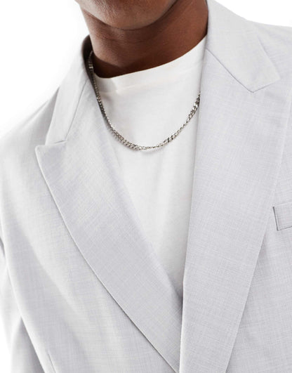 Double Breasted Relaxed Suit Jacket