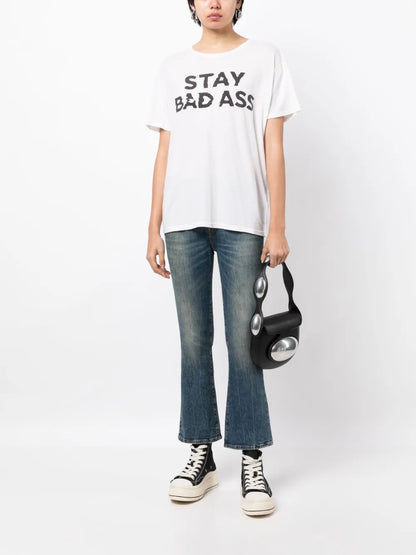Low-Rise Flared Jeans